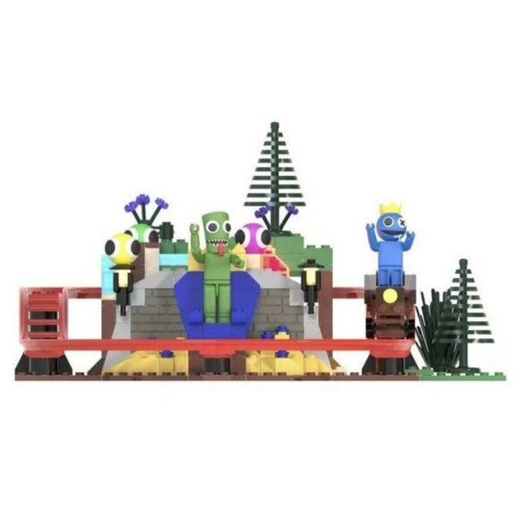 Rainbow Friends Theme Park Deluxe Buildable Figure Playset Roblox 382 Pieces - Picture 3 of 4